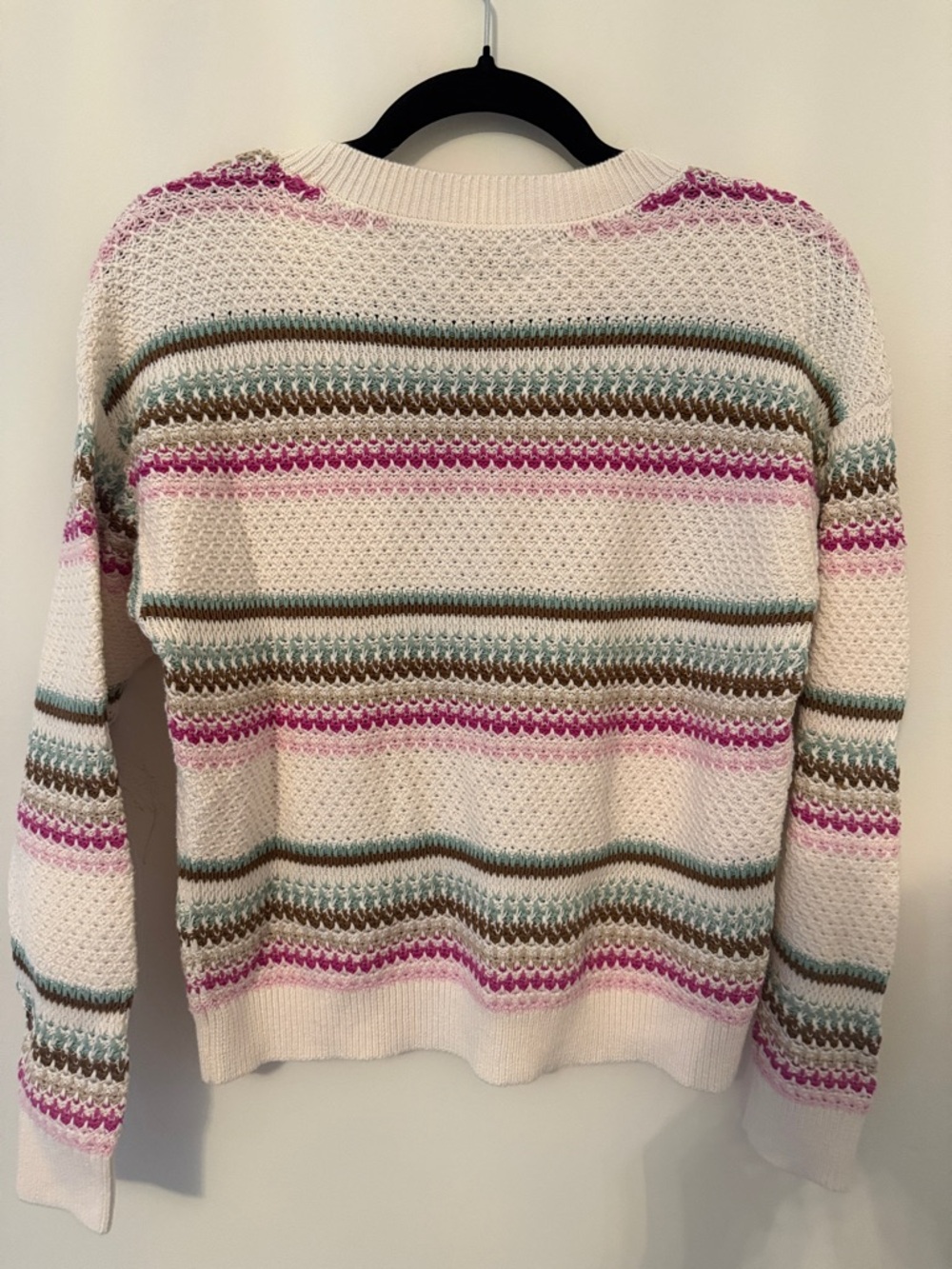 NWT Loft Striped Knit Sweater - Picture 3 of 5